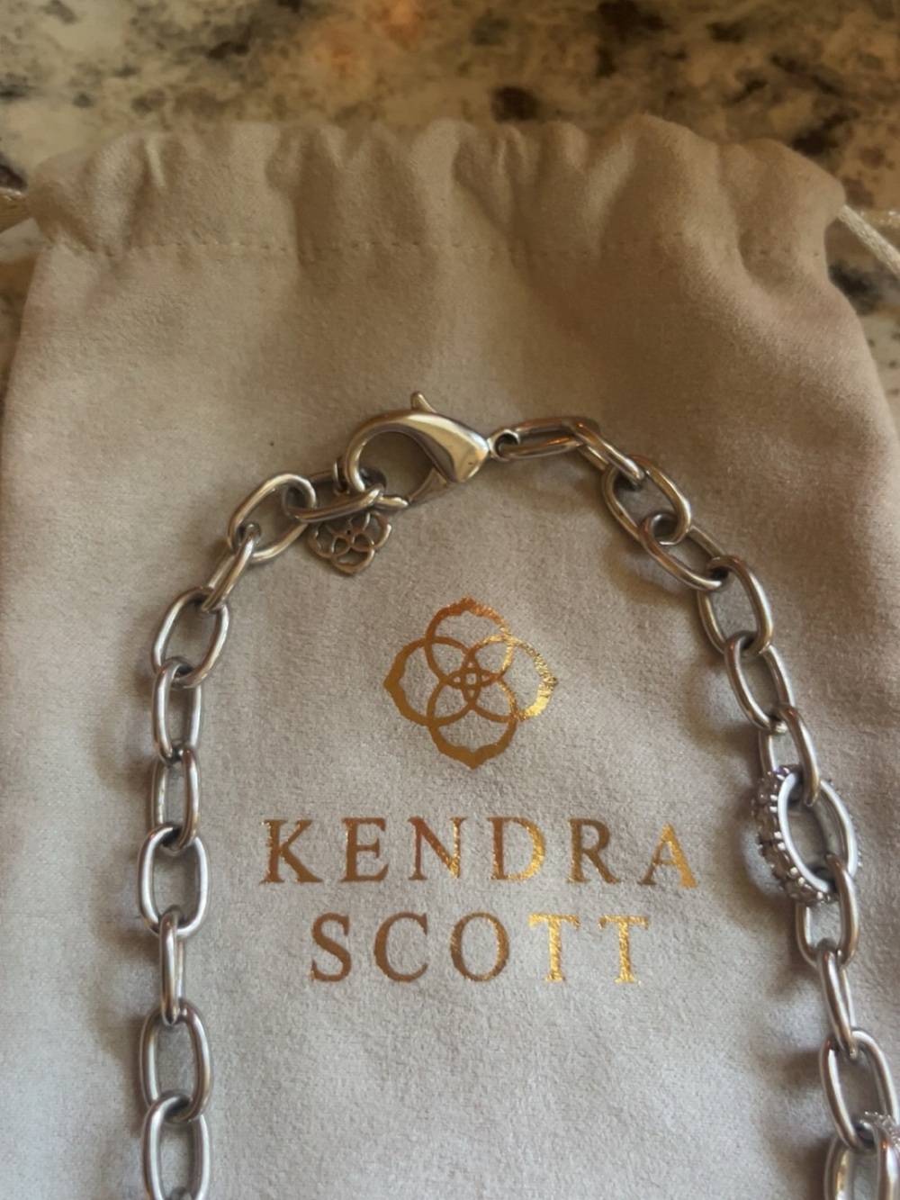 Kendra Scott silver necklace